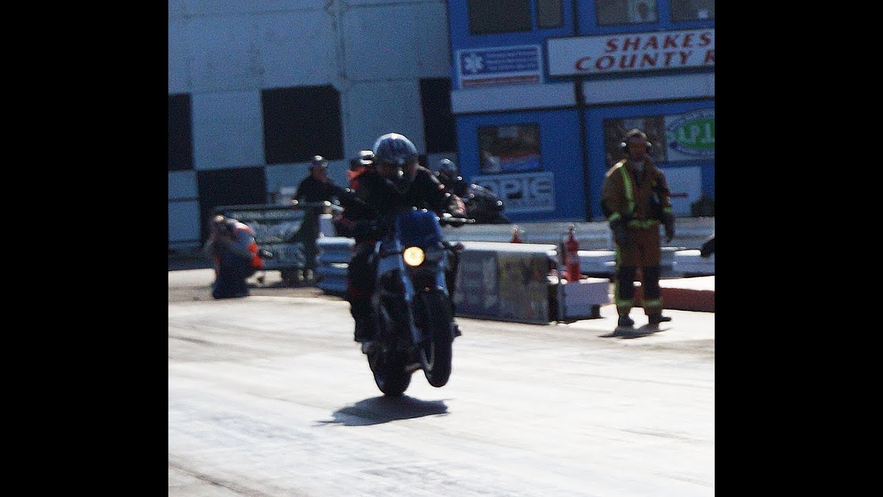 Buell xb9sx on the drag strip April 2014