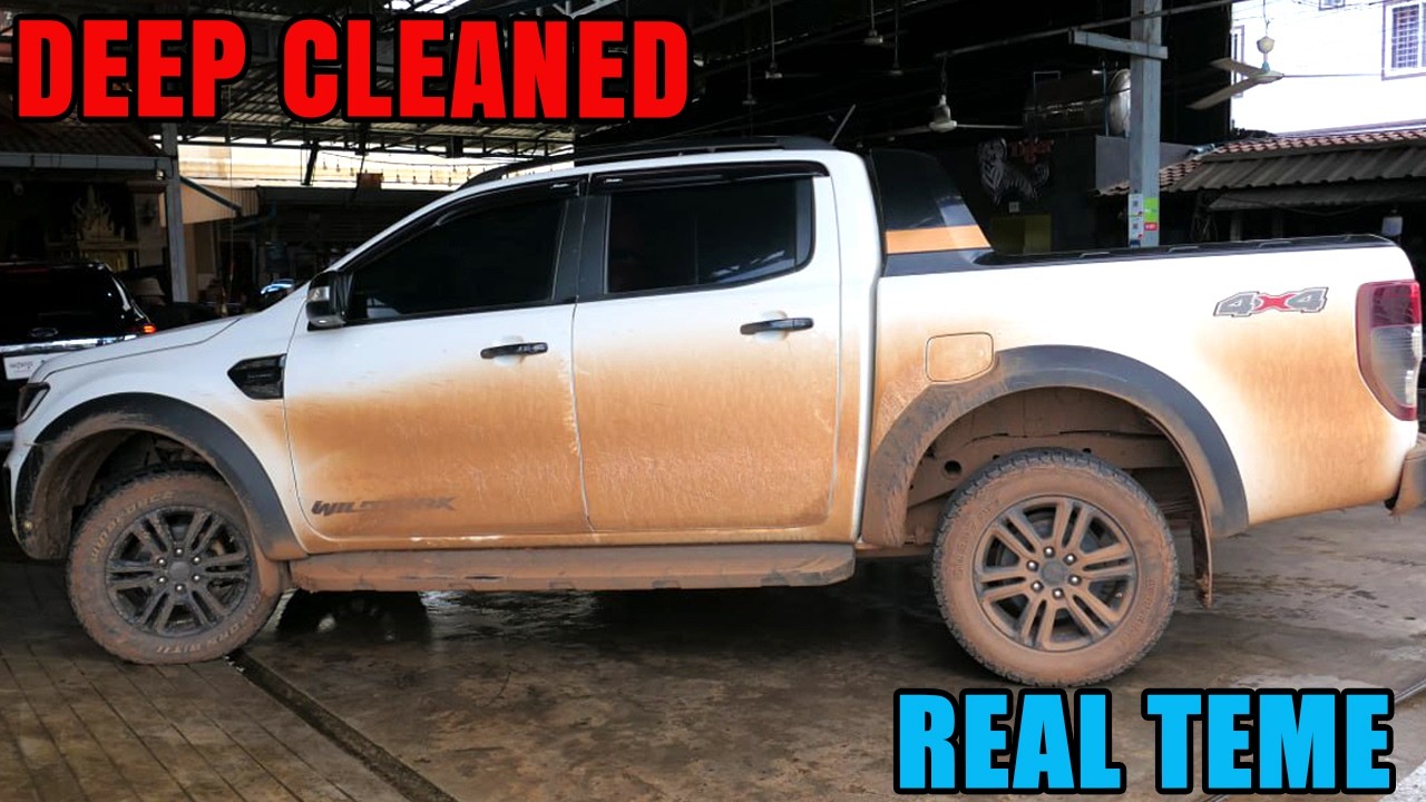 Ford Ranger Wildtrak Deep Car Wash – From Muddy to Shiny!
