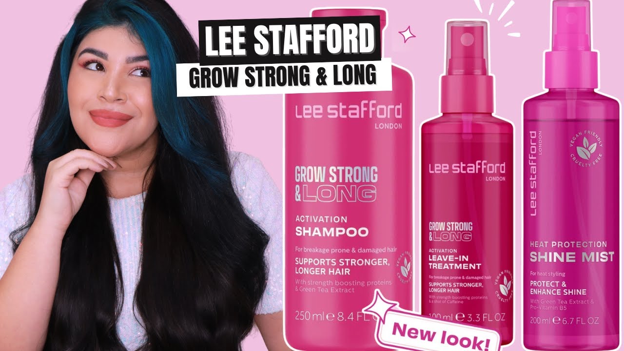 🩷LEE STAFFORD VOLTOU AO BRASIL: Resenha Grow Strong & Long para crescimento e fortalecimento capilar