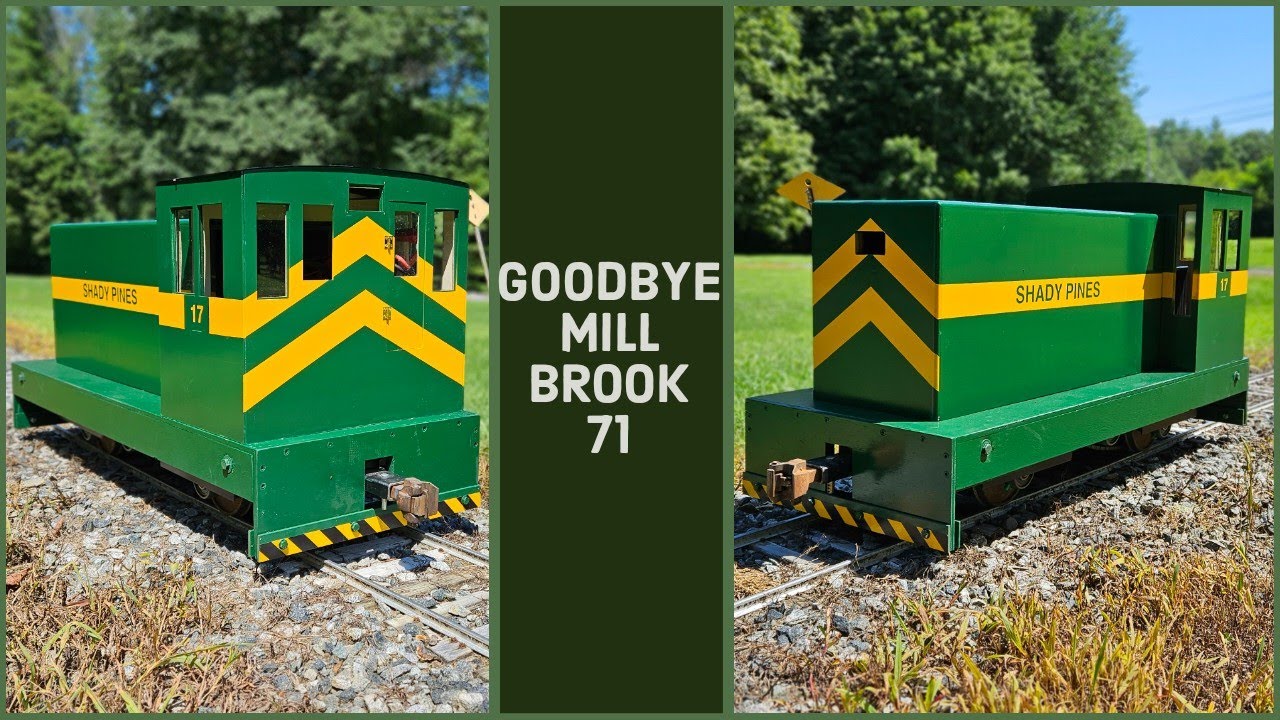 Locomotive makeover: Mill Brook 71 gets a paint job for a new owner!