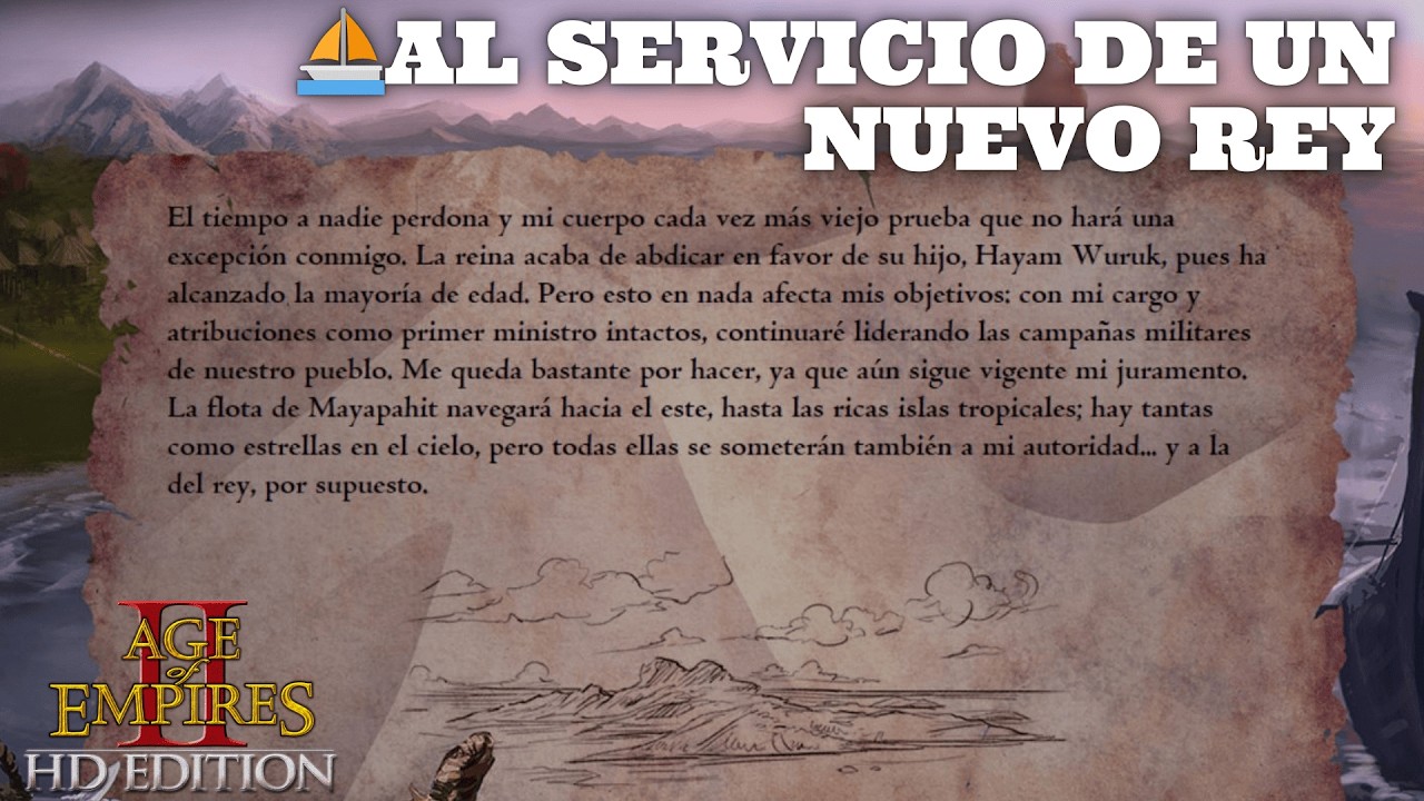 ⛵El Ascenso De Los Rajas:Gayamada-Al Servicio De Un Nuevo Rey|AoE II HD-Campaña en Vivo[Ep.4]