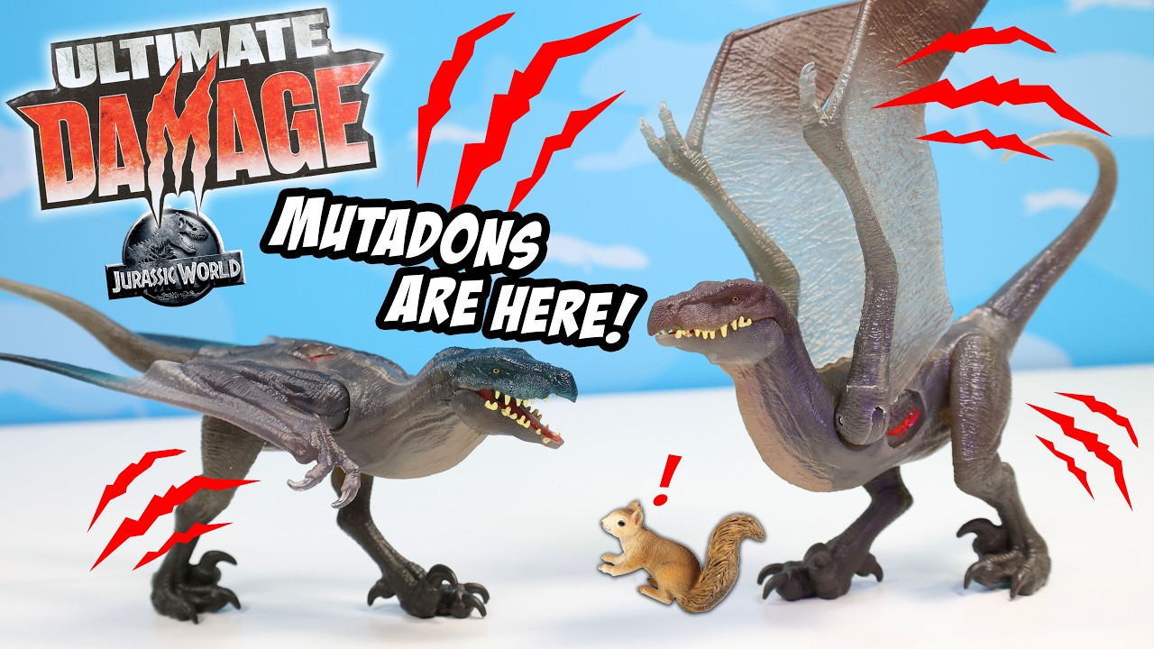 Jurassic World Rebirth Mutadons Hybrids Ultimate Damage Dinosaurs Review
