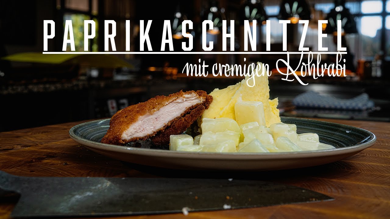 Schnitzel mit cremigen Kohlrabi – Kochen im Tal