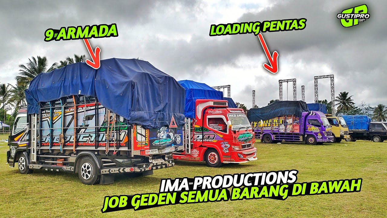 IMA Job Geden Sound, Pentas, barikade, lighting dibawah semua di pasrujambe