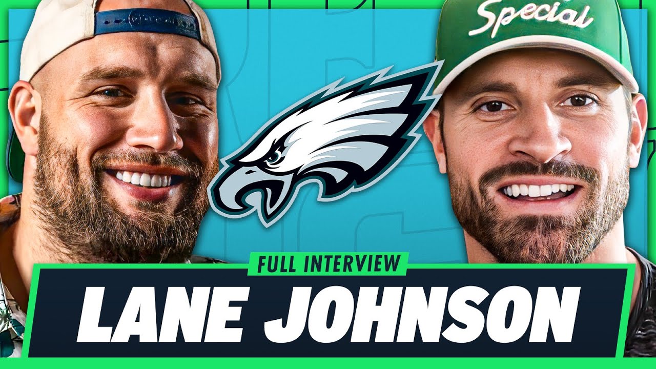 Lane Johnson on Saquon Barkley, The Eagles Offensive Line & Playing TJ Watt