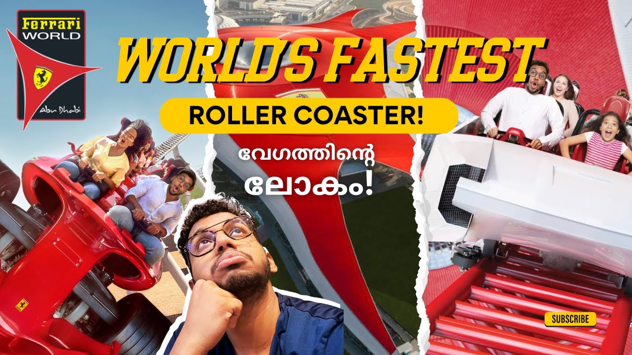 ഇത് സാധാരണ റൈഡ് അല്ല! 😱⚡ Inside Ferrari World 🔥 | Luxury, Speed & Style!