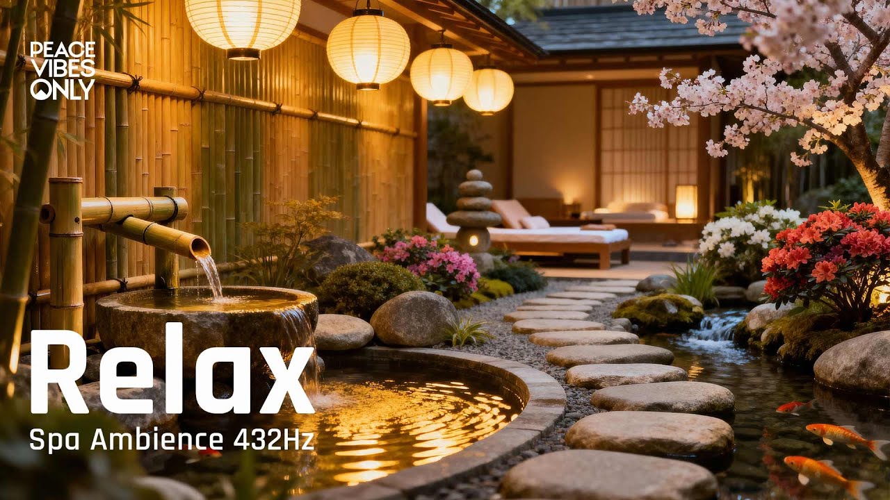 Serene Japanese Zen Garden: Relaxing Meditation Music with Nature Sounds