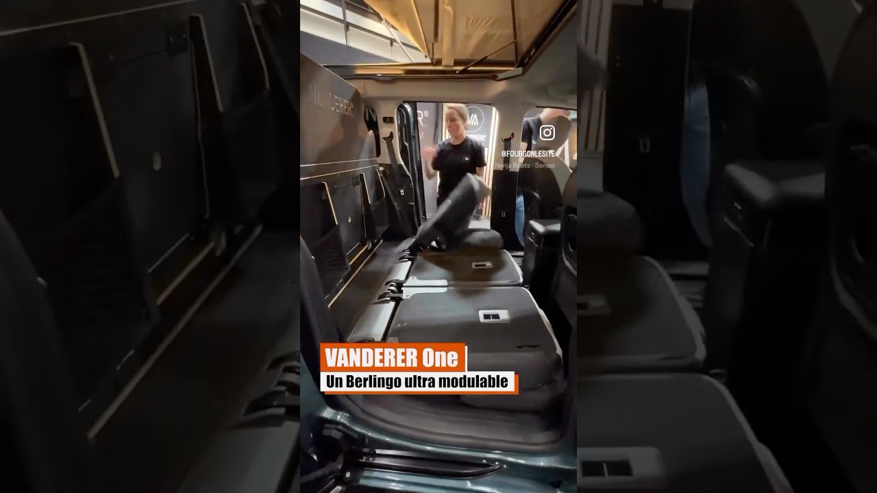 VANDERER One : un mini-van ultra-modulable sur Citro&euml;n Berlingo #urbancamper #ludospace #vanlife
