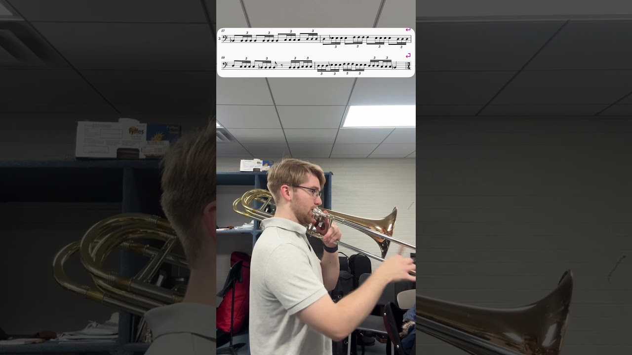 TRY THIS WARMUP part 2!! #bassposaune #basstrombone #trombone #music #musician #foryou #reels