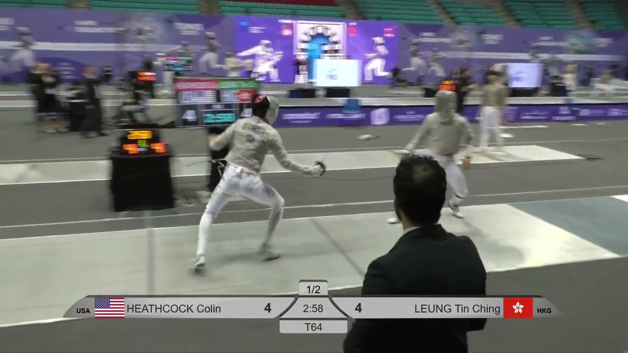 Tunis Grand Prix 2025 SMS - L64 - Colin Heathcock USA v Leung Tin Ching HKG (Incomplete)