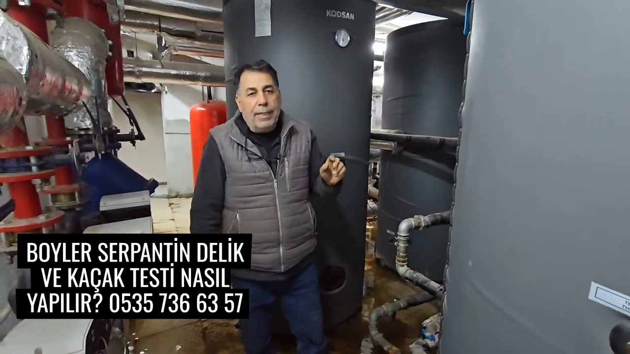 Boylerlerinizin serpantini mi delindi?  Serpantin delik ve kaçak testini nasıl yaparız?