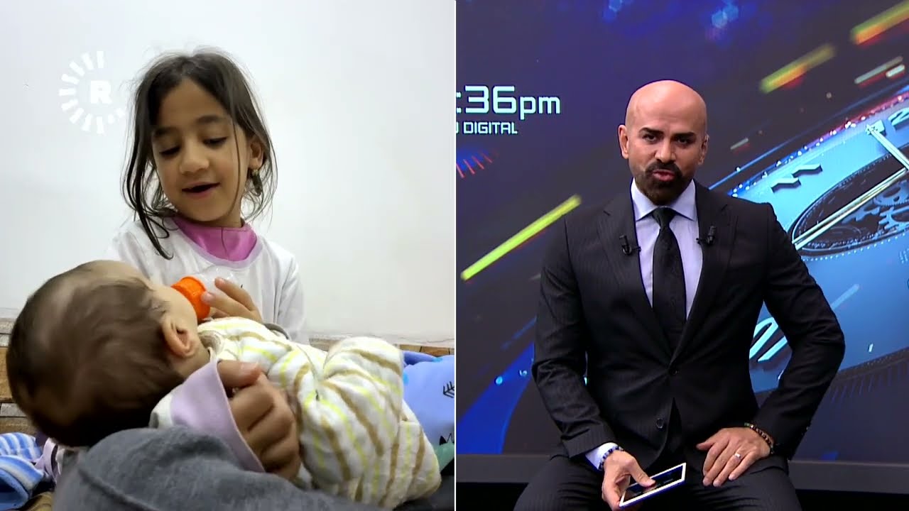 خەندە کە 7 ساڵانە و بووەتە دایکی چەندین خوشک و برای قسە بۆ شاهۆ ئەمین دەکات: دەمەوێ خانوومان بۆ بکڕن