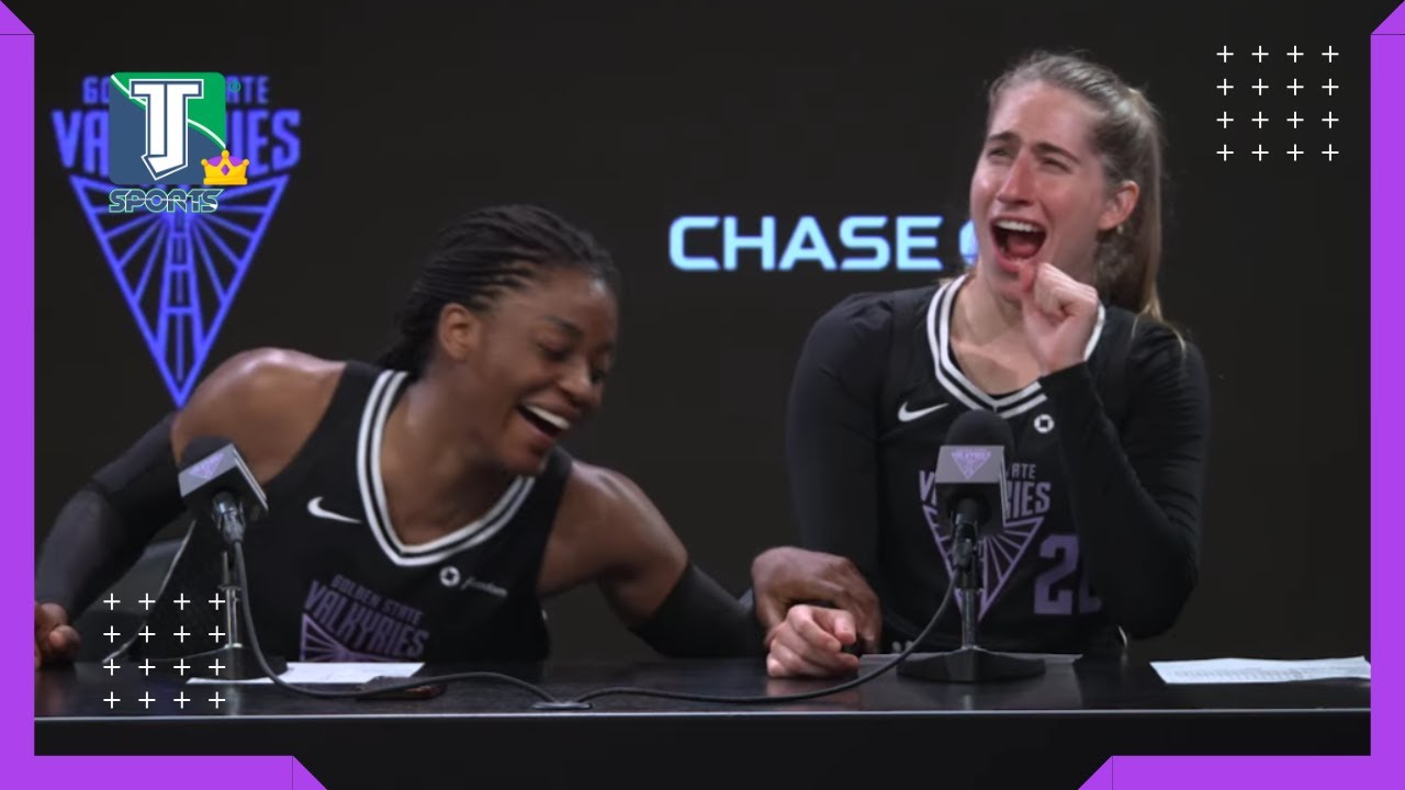 Kate Martin makes Valkyries teammate LAUGH NONSTOP 🤣