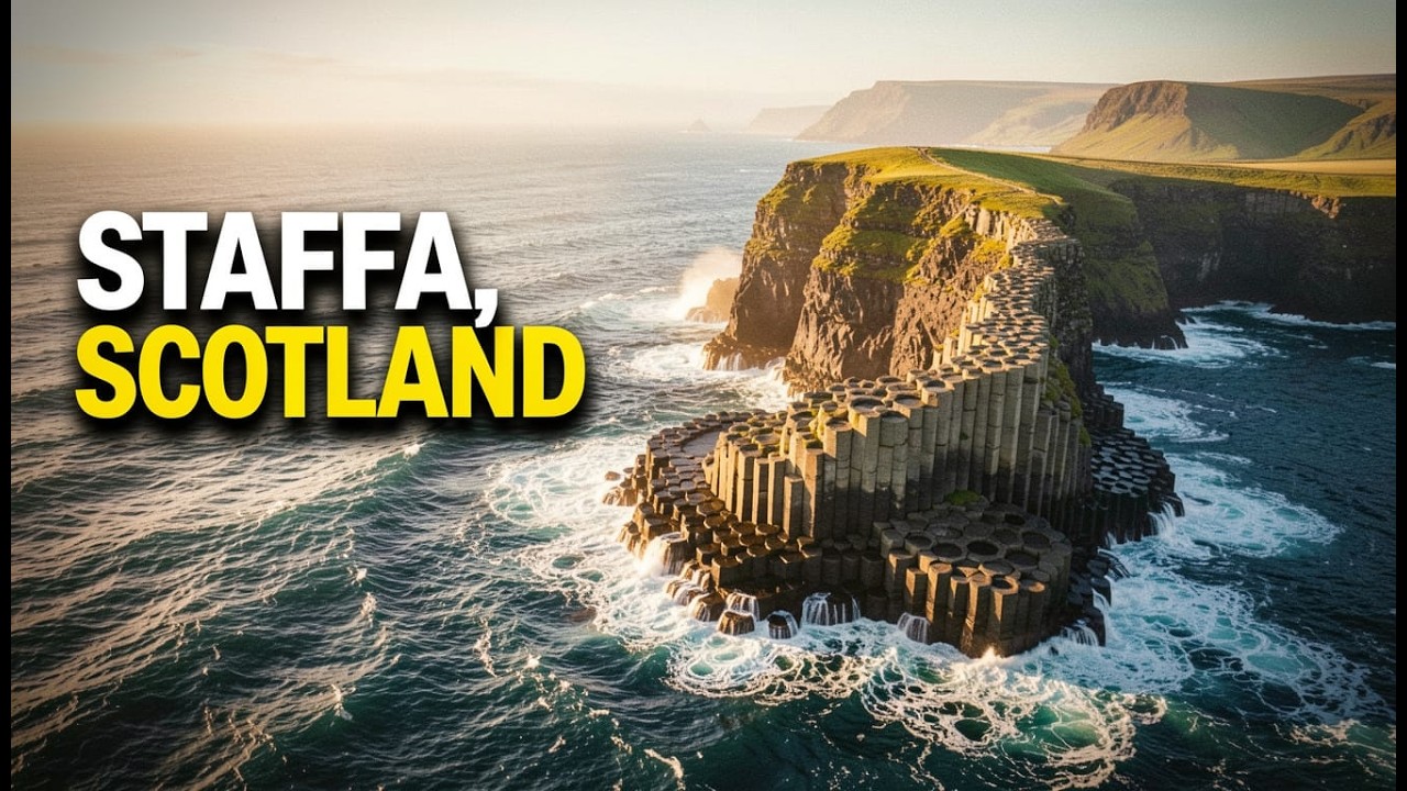 Nature’s Architecture: Ancient Volcanic Isle of Staffa | Scotland (Rare Sunny Day)