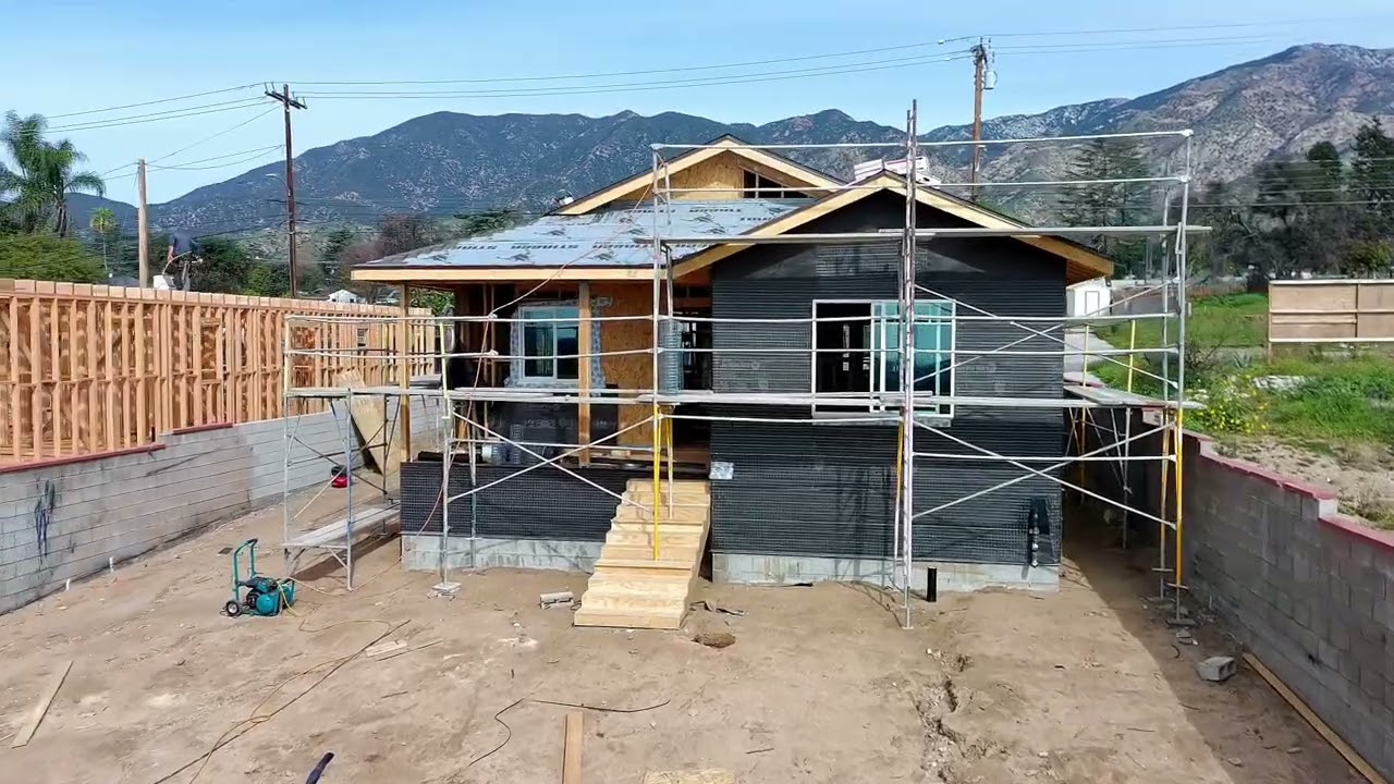 RCM Construction - New Home Construction Progress in Altadena, CA