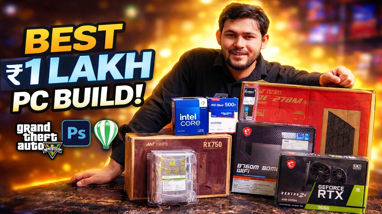 Budget PC Build Guide for Editing & Gaming in 2026 Under 1 lakh | Gaming Computer Build Step by Step