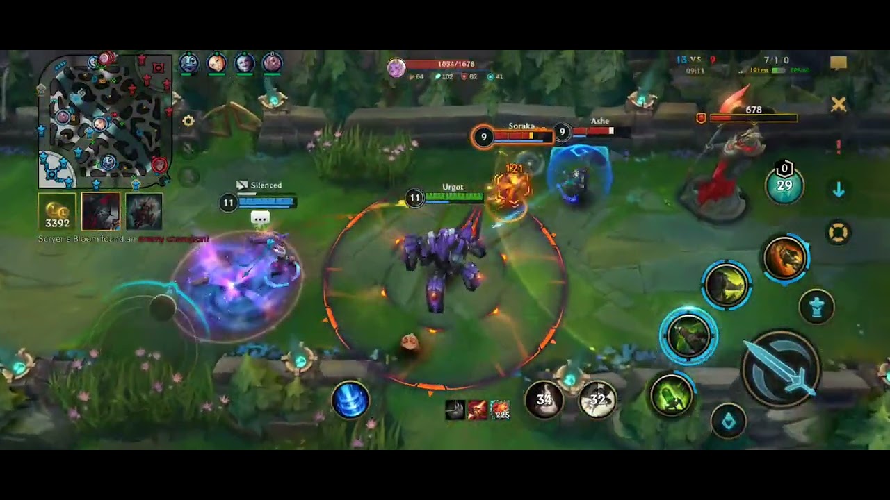 Urgot godlike with zero defeat