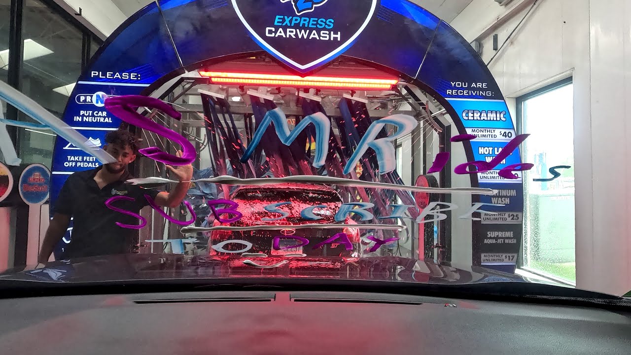 H2o Car Wash & Detail Center Econocraft Tunnel Hanover Park, IL GoPro 4K POV ASMR