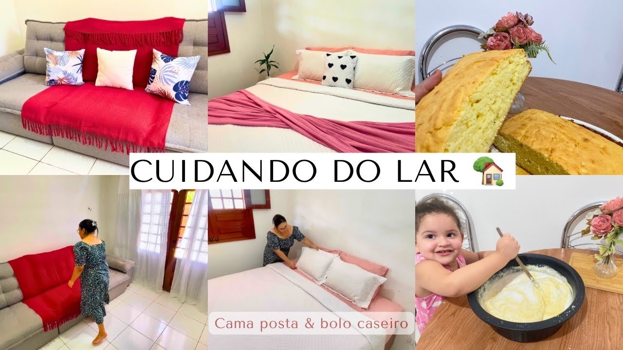ROTINA REAL 🏡 | COMO FAZER BOLO DE MANDIOCA 🤤