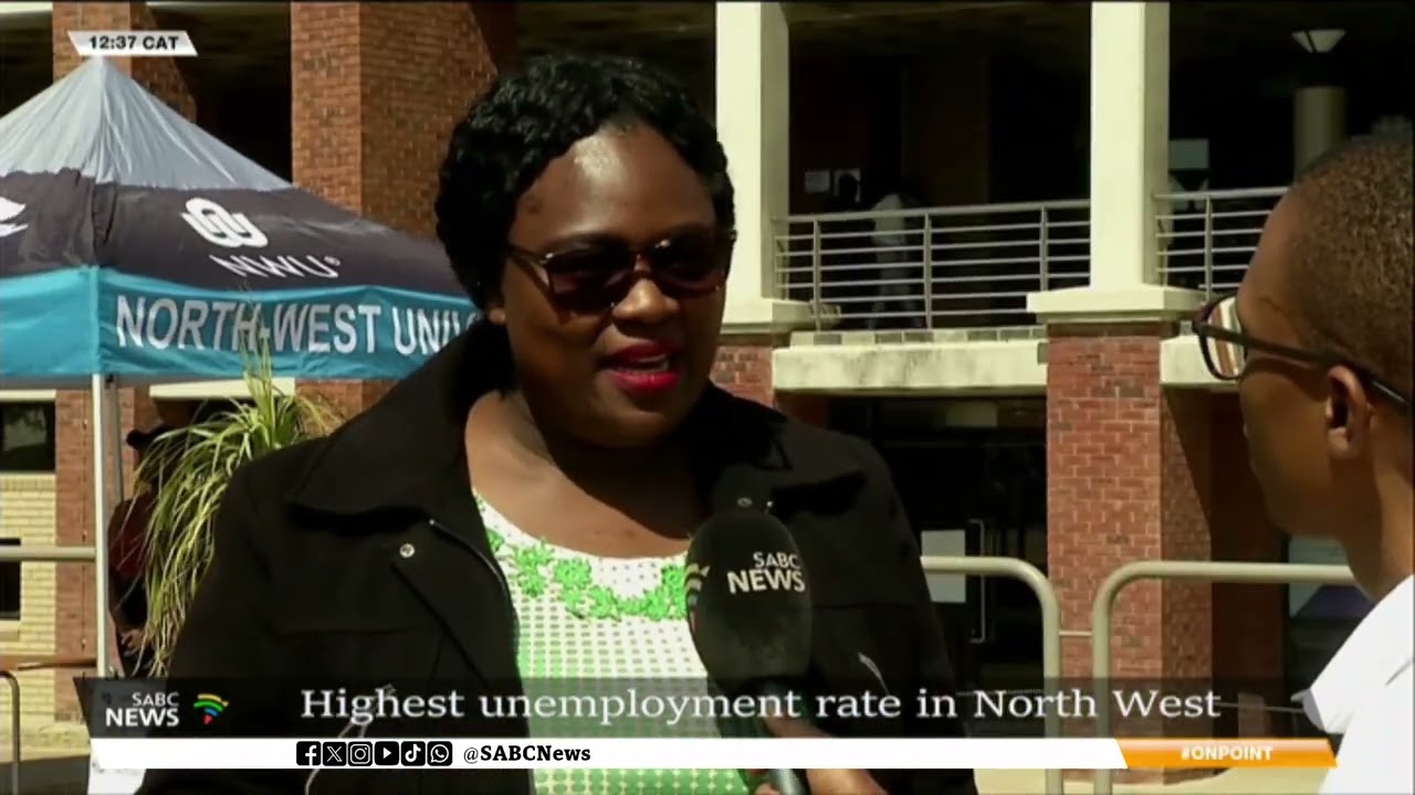 Highest unemployment rate in North West