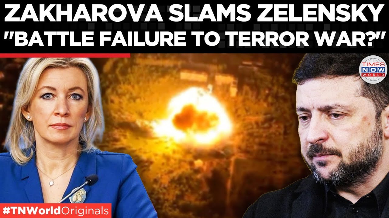 RUSSIA vs UKRAINE: Zakharova Claims Kyiv Hides Combat Failure With Terror Plots & Hybrid War