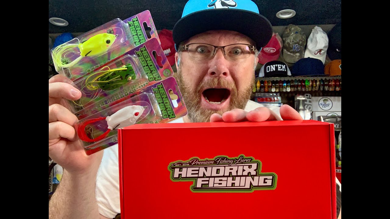NEW Voodoo Frogs plus the POND HOPPER BOX from Hendrix Fishing!!