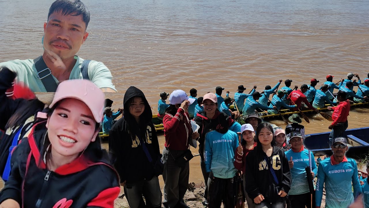น้องพร 3 สาวเชียร์การแข่งเรือใจแทบขาด พร้อมถ่ายรูปกับสีพายเรือ ให้เป็นความทรงจำ 8 ตุลาคม ค.ศ. 2025