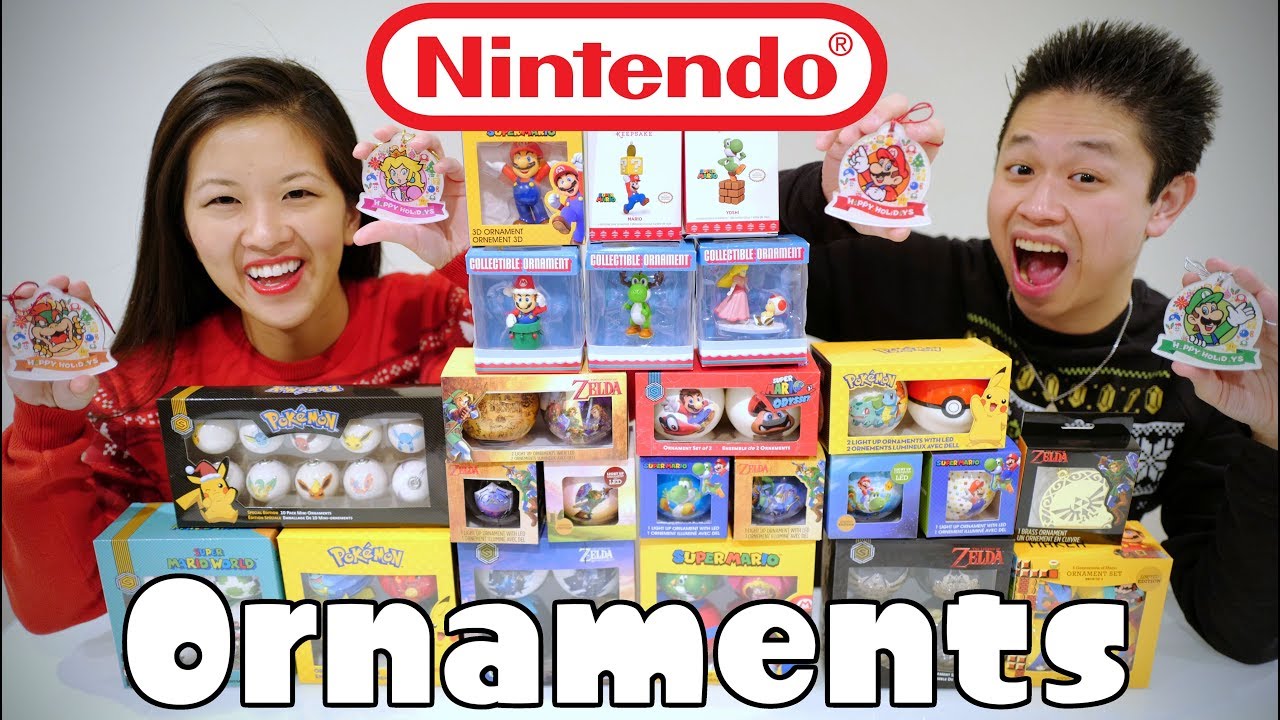 DECORATING for a NINTENDO CHRISTMAS! [Nintendo Ornaments Collection]
