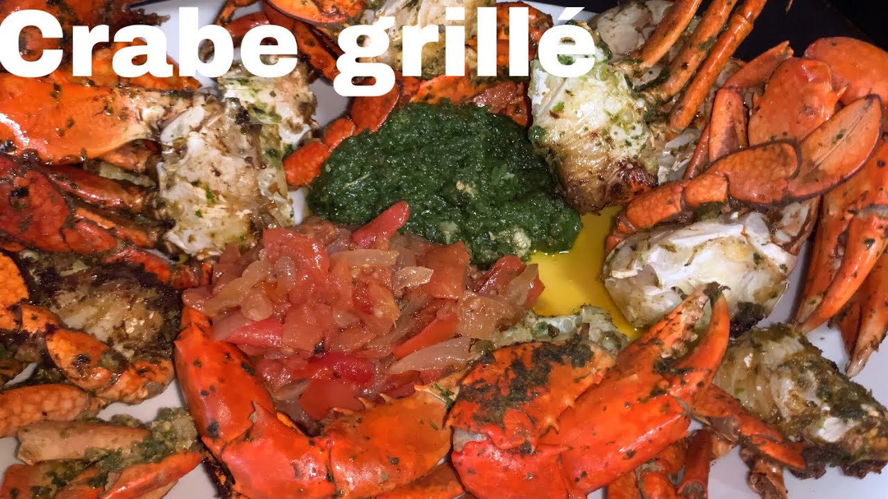 Crabes grillés sautés avec sa persillade 🇨🇮🌍