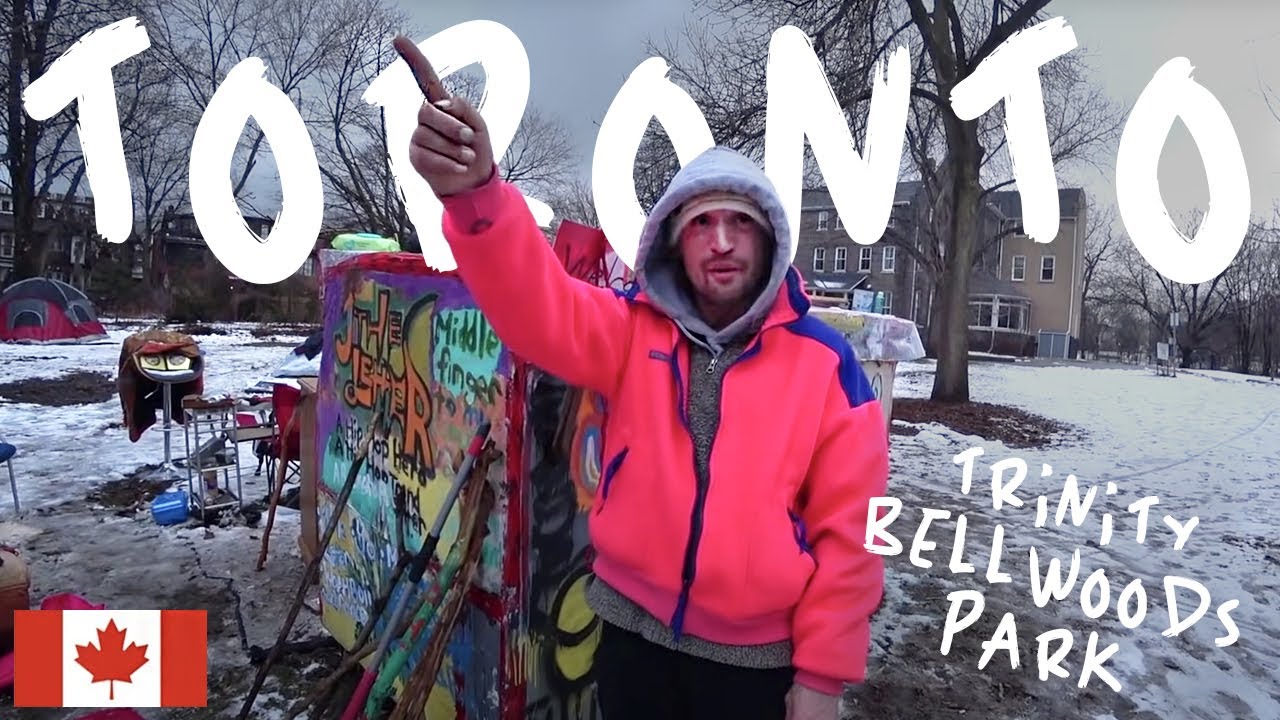Toronto’s Largest Homeless Tent City - Trinity Bellwoods Park! 🇨🇦