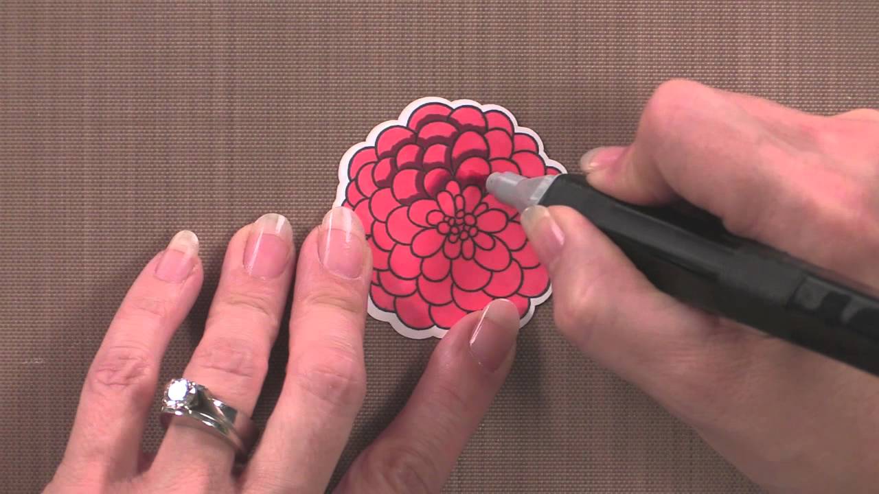 Glowing Flowers With Spectrum Noir Markers