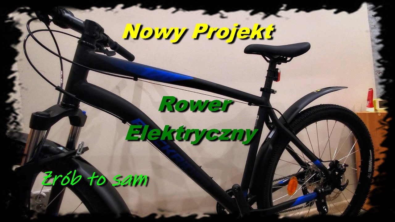 ROWER ELEKTRYCZNY --Nowy Projekt--Składanie roweru