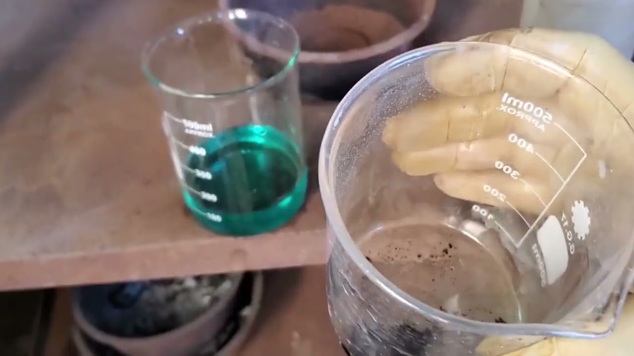 فصل  الذهب من معدن الفضه/Separation of gold from silver