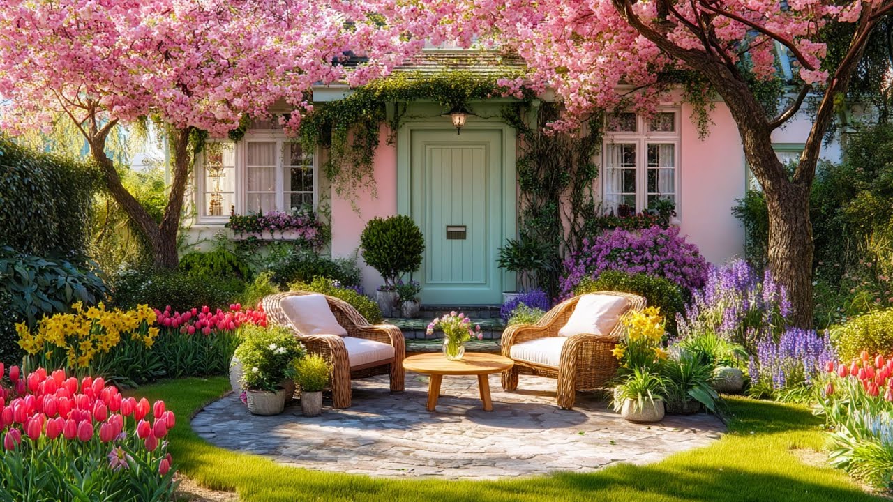The Front Garden in Bloom | A Relaxing Trip Amidst Flowers and Nature