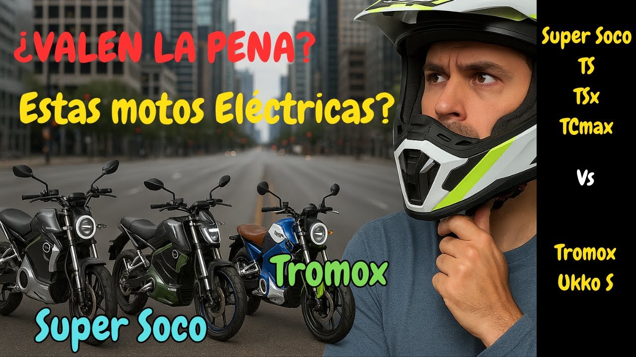 ¿Valen la pena estas motos eléctricas? Super Soco y Tromox Ukko! A prueba!