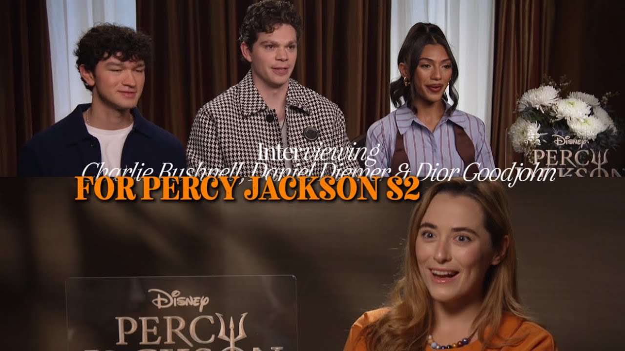 CHARLIE BUSHNELL, DANIEL DIEMER & DIOR GOODJOHN | Percy Jackson S2 x Alicespixels 🧡 #percyjackson 
