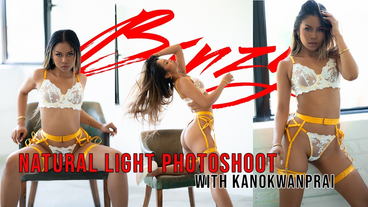 Behind the Scenes: Natural Light Studio Lingerie Shoot  | BTS + POV: Sony A7IV & RayBan Meta Glasses