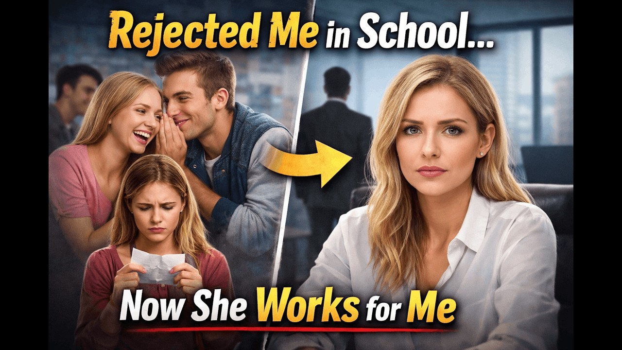 She Rejected Me in School… Years Later I Became Her Boss