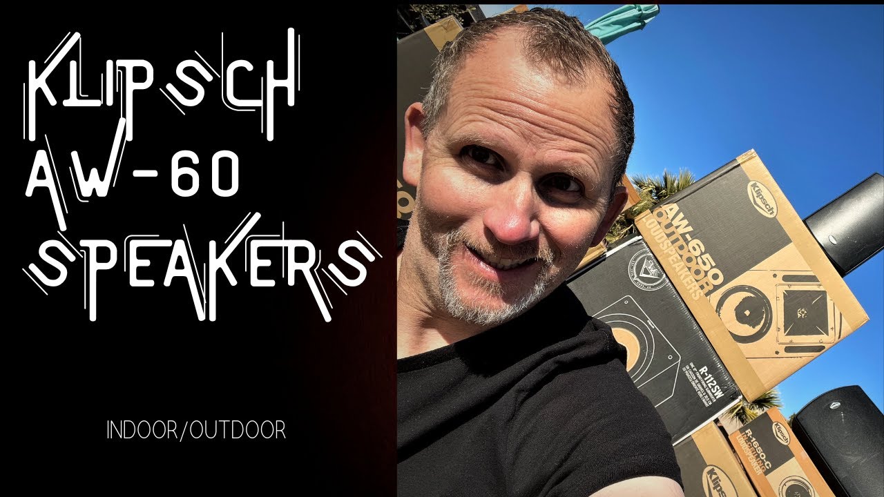 klipsch aw-650 outdoor speakers unboxing 2022