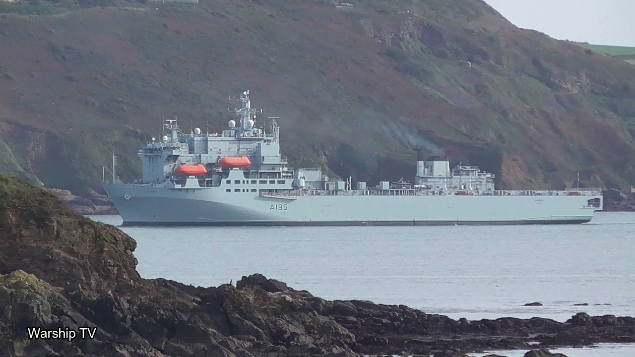 RFA ARGUS A135 IN PLYMOUTH SOUND - 11th October 2021