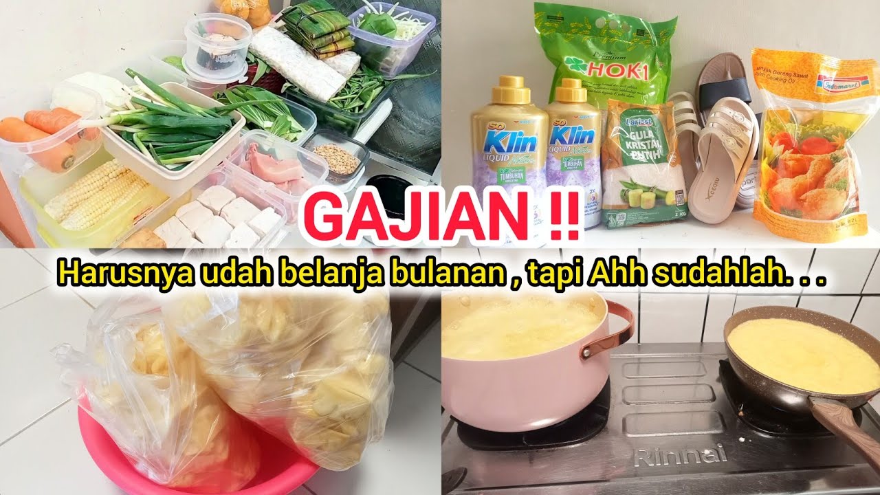 HARI GAJIAN, HARUSNYA UDAH BELANJA BULANAN, TAPI AH SUDAHLAH. . .‼️| KEMBALI FOKUS CARI UANG SENDIRI