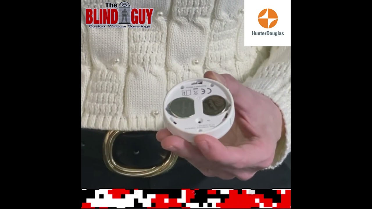 How to change the batteries in you Hunter Douglas Power View Remote