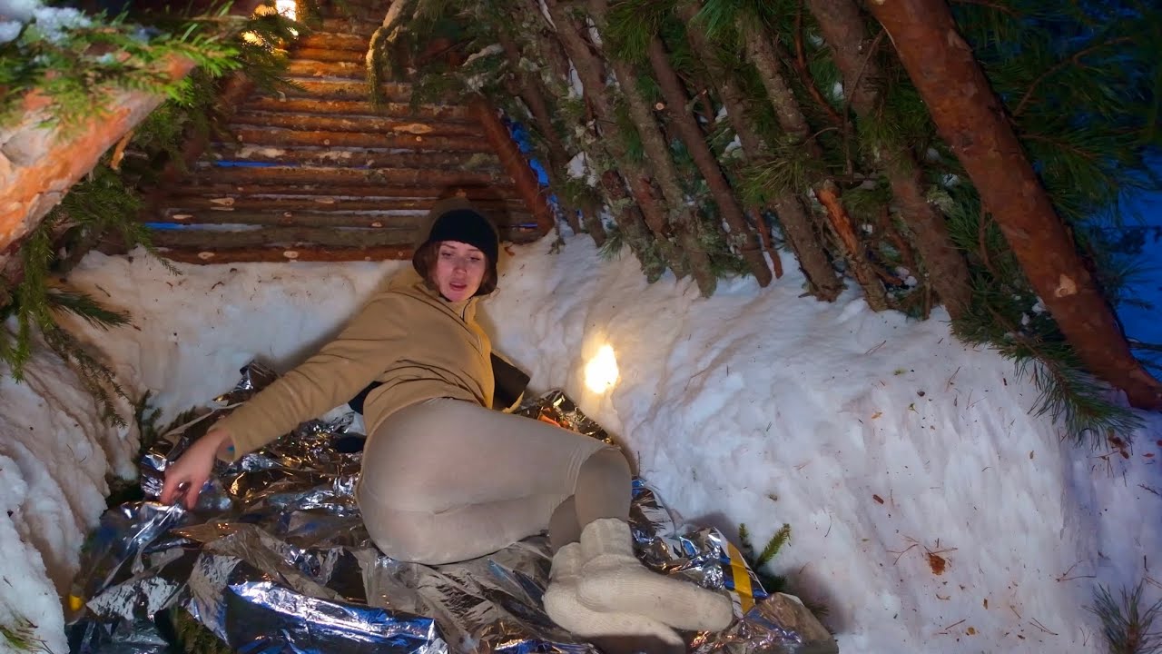 Woman Survives Alone at −13°C | No Sleeping Bag, No Shelter, No Water