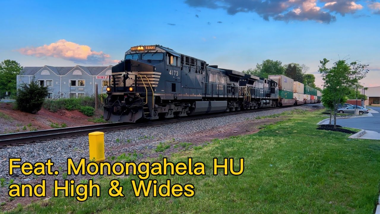 Afternoon Railfanning at Manassas, VA Feat. NS 8025 & High and Wides