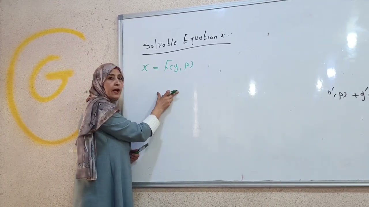 solvable equation x