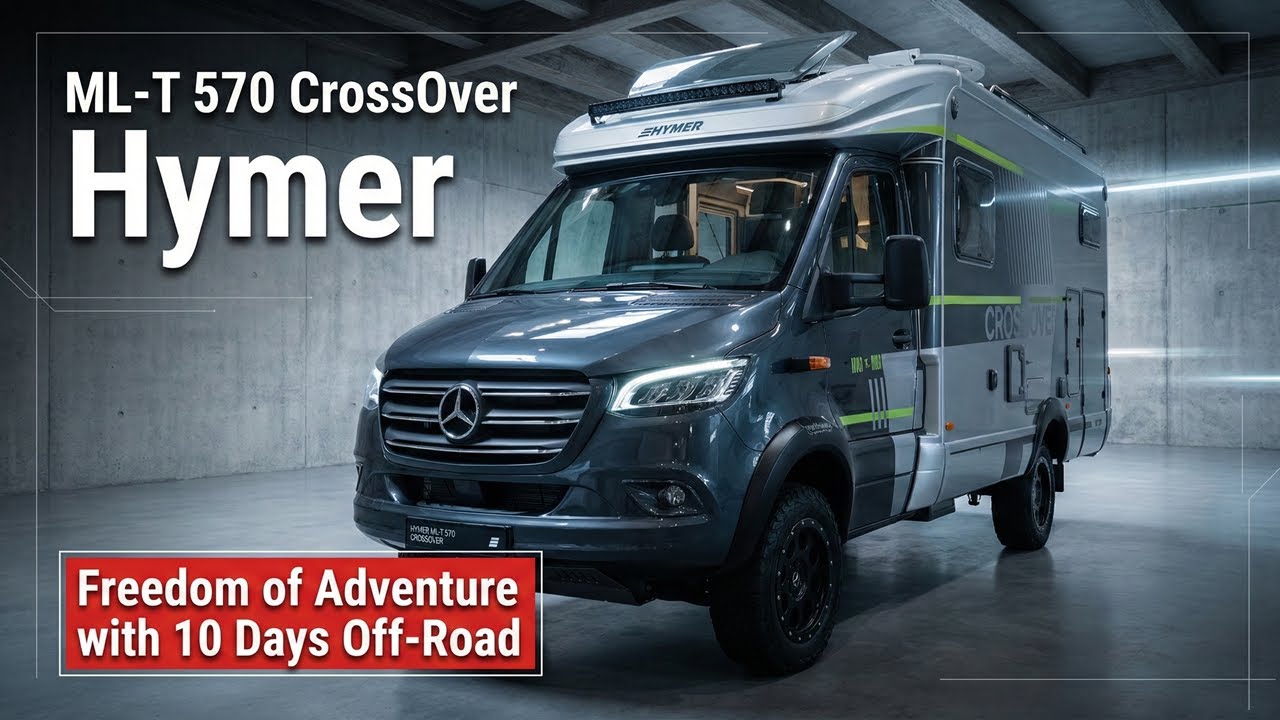 The 2026 Hymer ML-T 570 CrossOver - The Off-Roader with OVER 10 Days Off-Grid! [Full Specs] [4K]