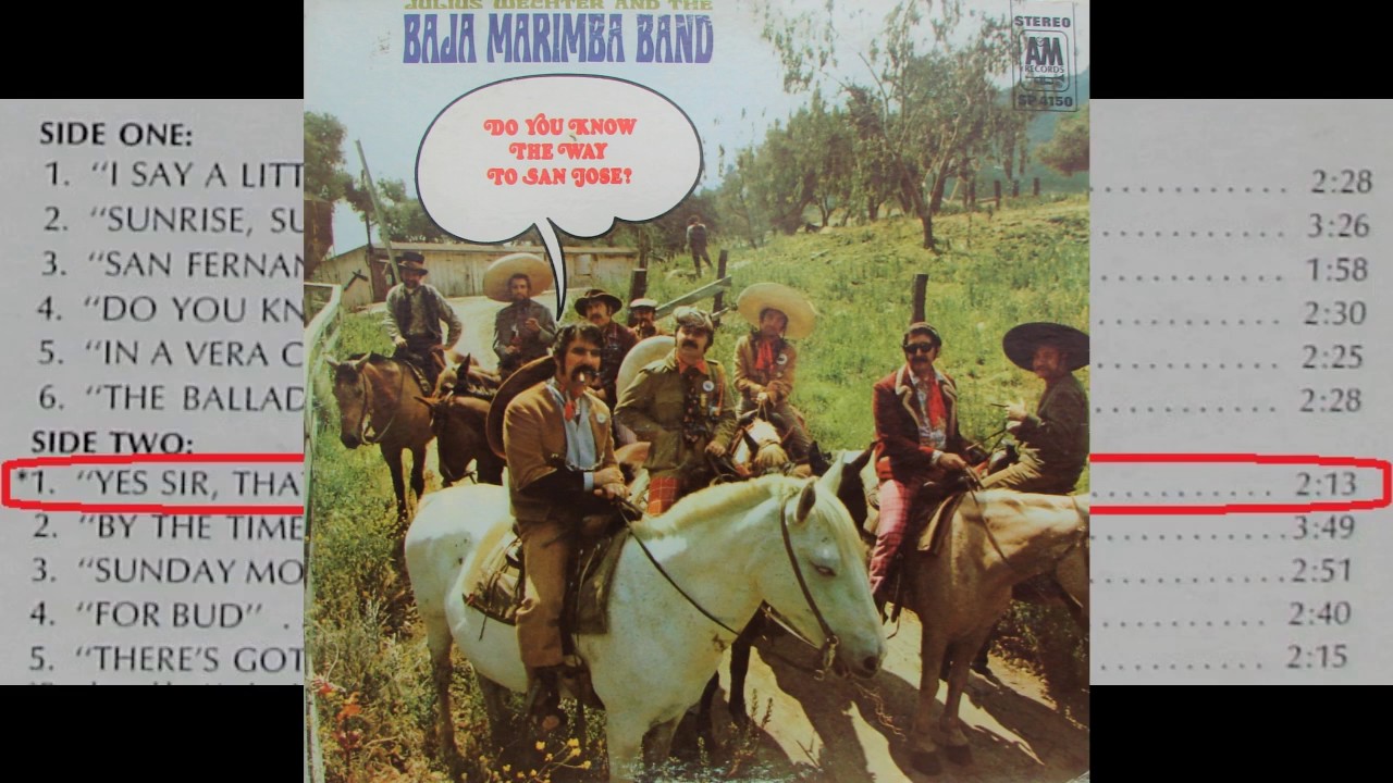 Yes Sir, That's My Babay -- Baja Marimba Band