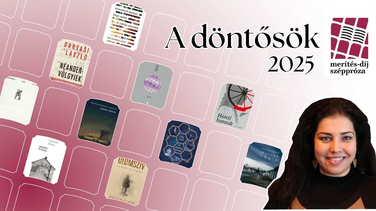 Merítés-díj széppróza rövidlista 2025 |Top 10 prózakötet 2024-ből | Itt vannak az idei döntősök!