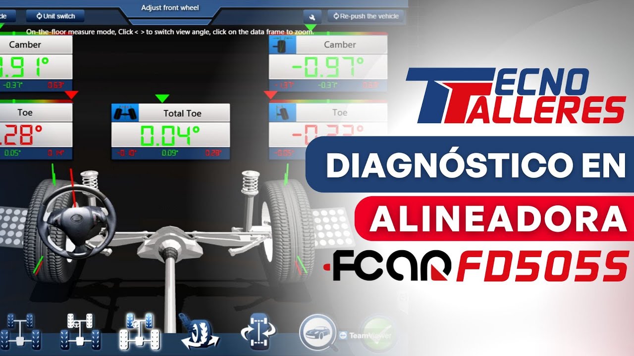 Diagnóstico en alineadora FD505S I Fcar I Tecnotalleres