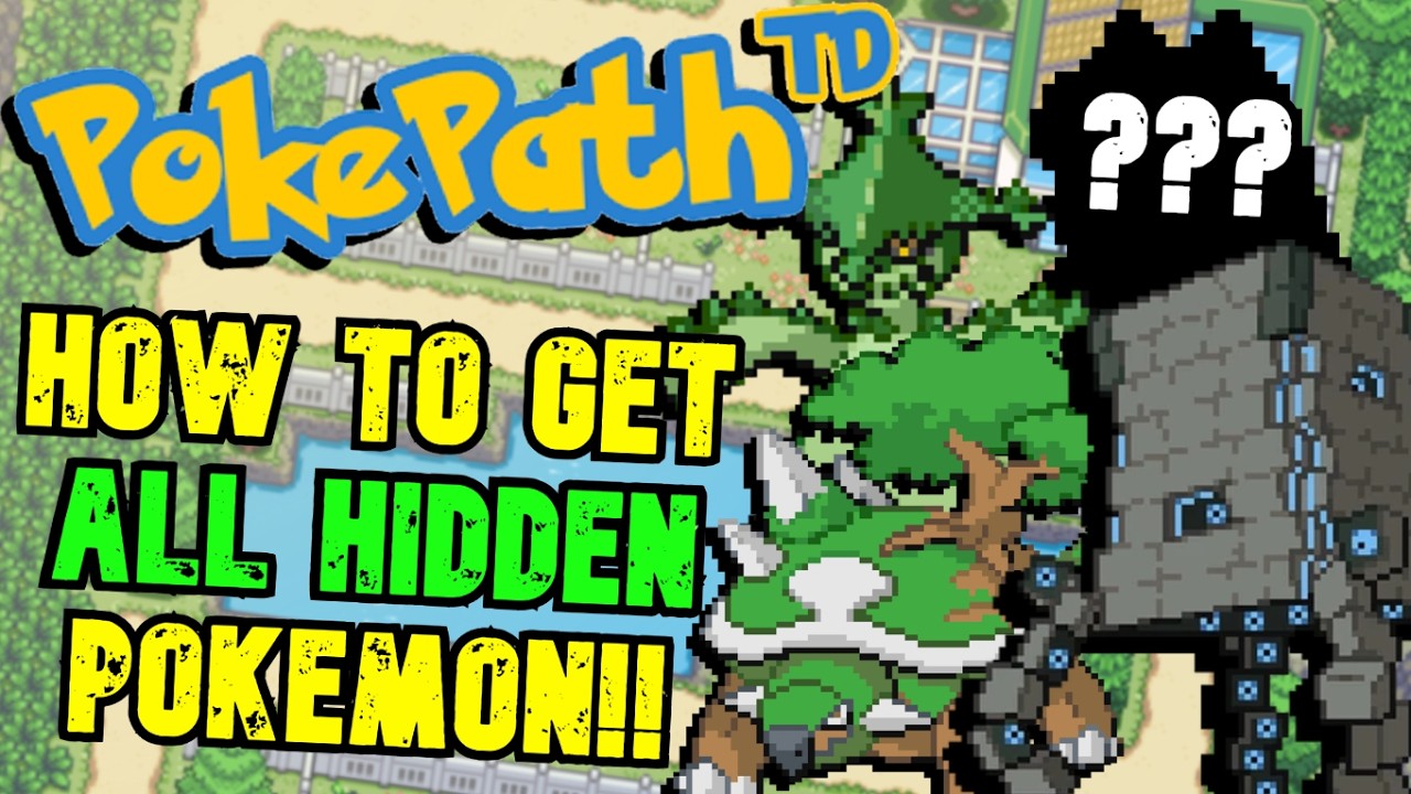 Как найти ВСЕХ СКРЫТЫХ покемонов (и MissingNo) в PokePathTD | Руководство по PokePath TD